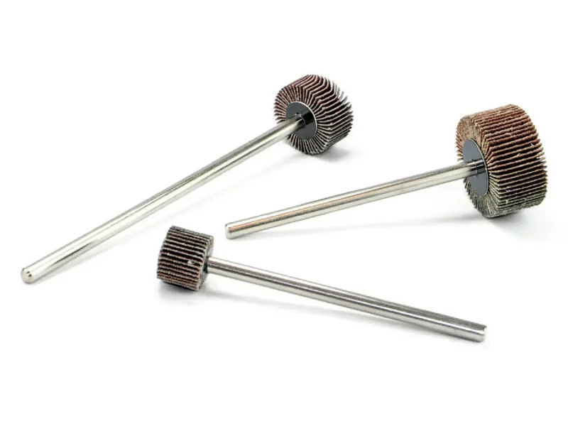 Cepillos de lija con vástago